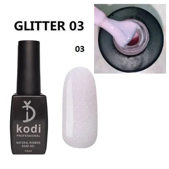 2 in 1 Glitter Nail Polish Base