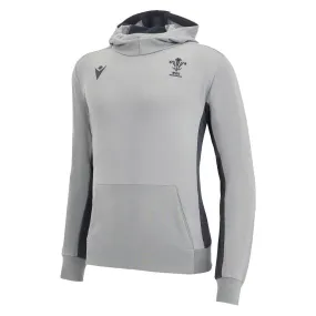 2022-2023 Wales Rugby Travel Hoody (Silver)