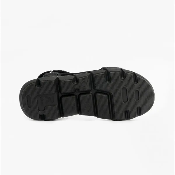 20802-01 Mens Touch Fasten Sandals Black