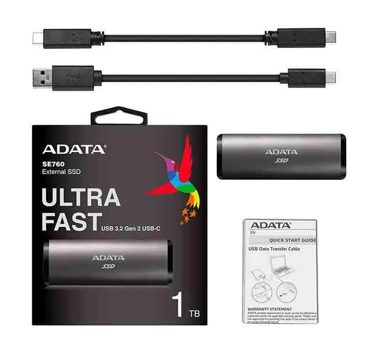 Adata SE760 USB 3.2 Gen2 Type C (256GB)