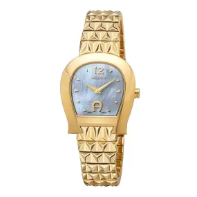 Aigner Carrara Gold Plated Ladies Watch