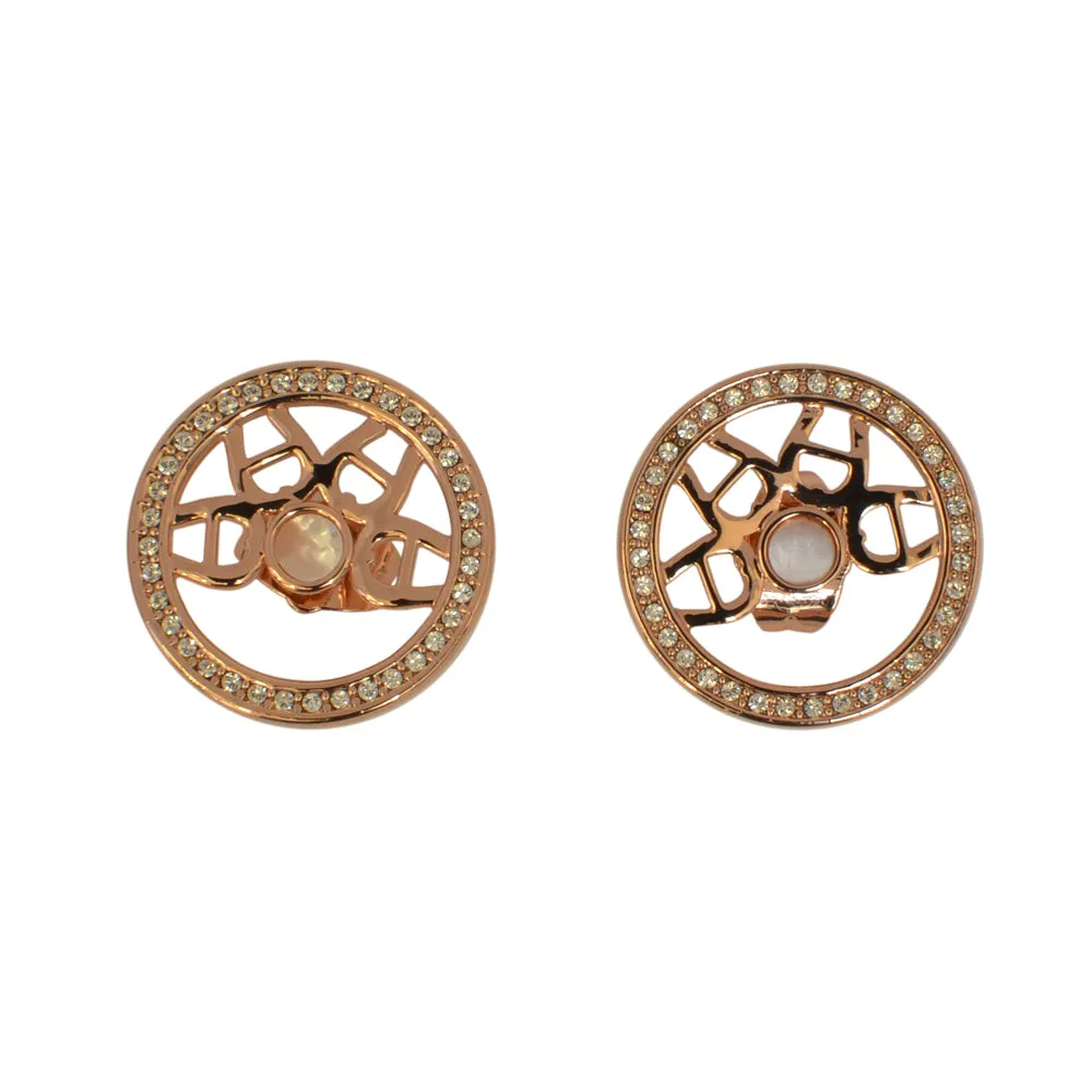 Aigner Earring Rose Gold Plated