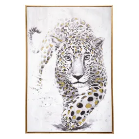 Atmosphera Animaux Framed Canvas White