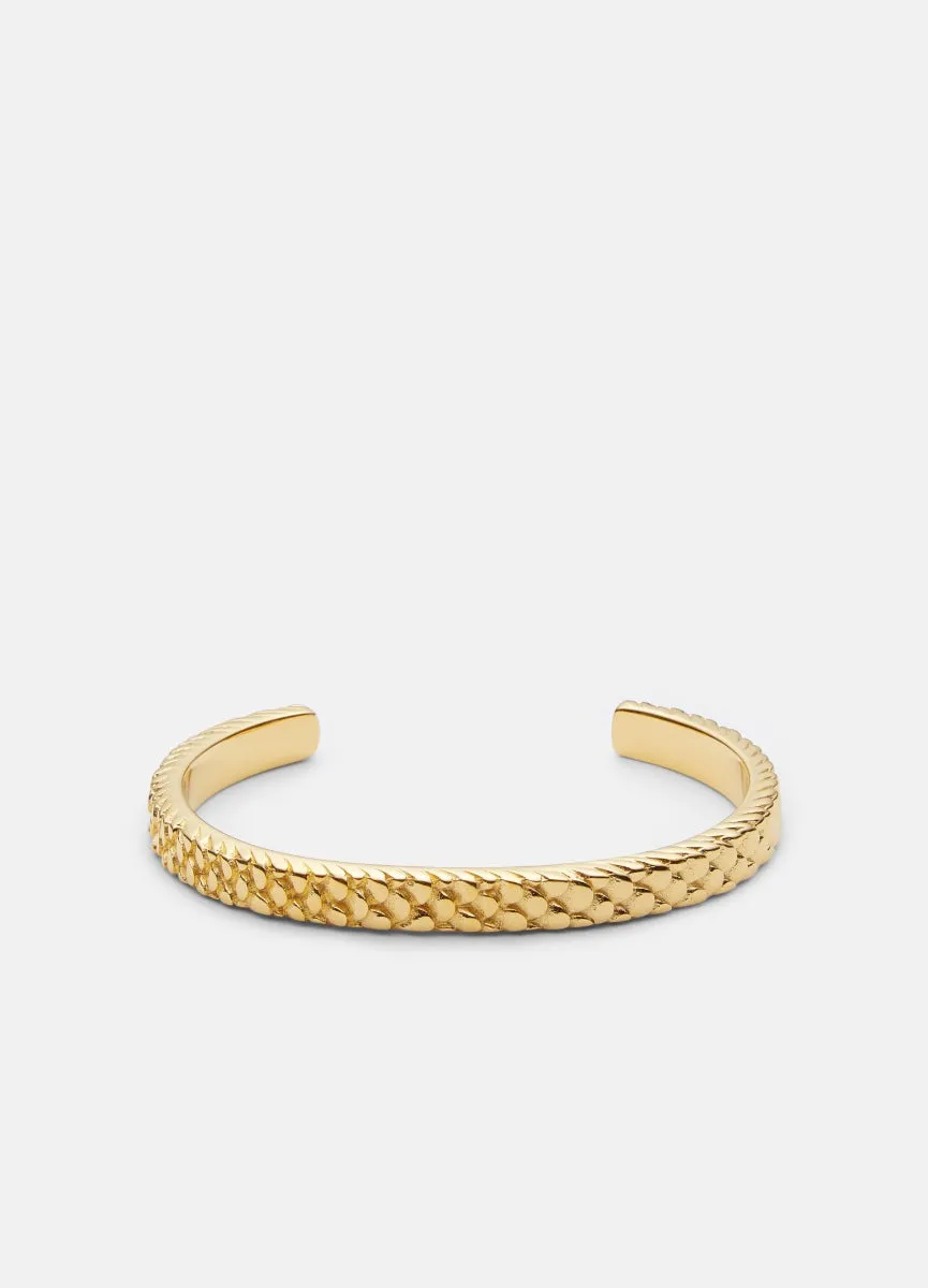 Bangle | Scale | Gold Plated