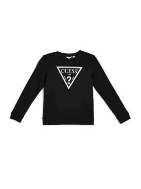 Black Active Logo Sweatshirt (7-16)