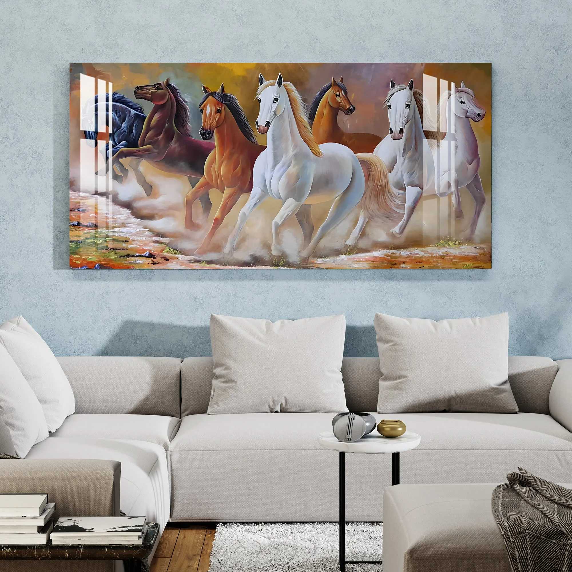 British Terminal Horses Acrylic Wall Art