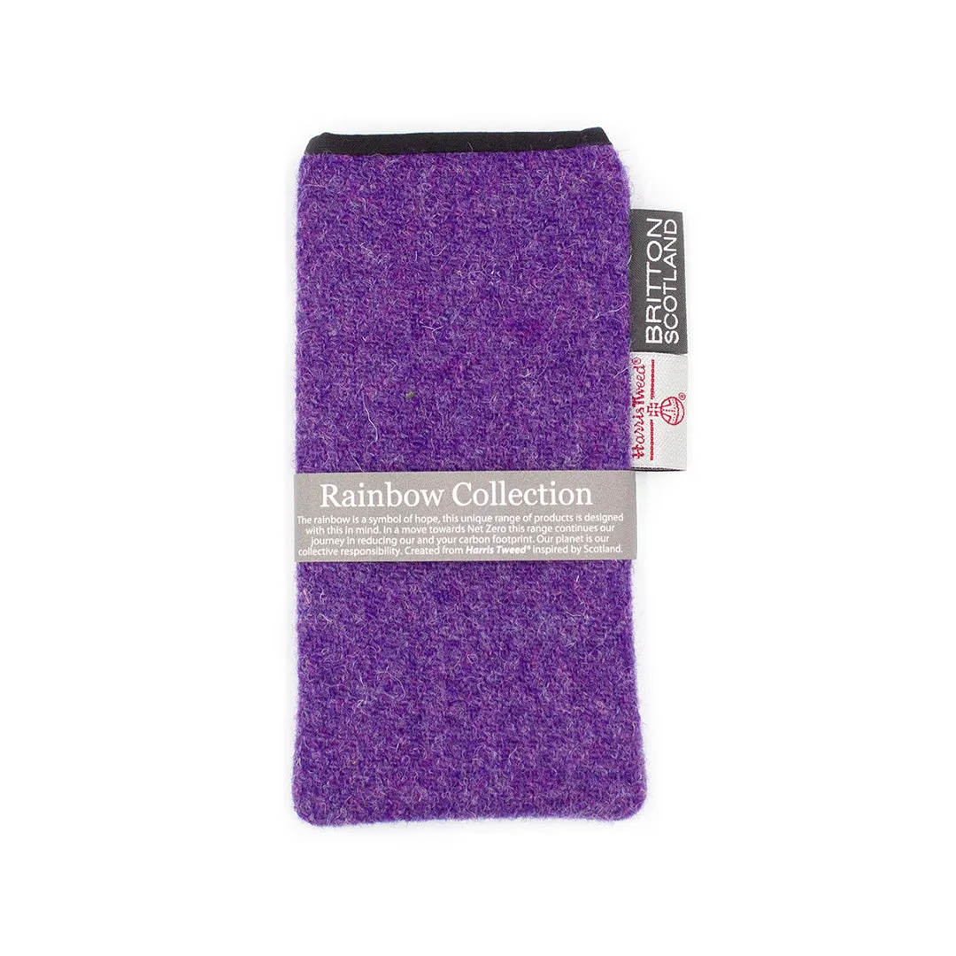 BRITTON Handmade in Scotland Harris Tweed Glasses Case