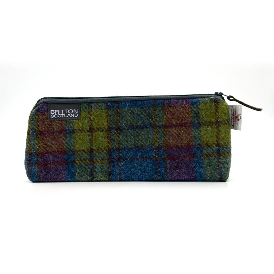 Britton Scotland Handmade Harris Tweed Medium Pencil Case