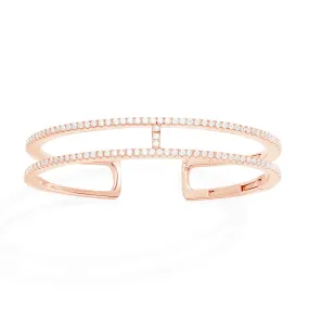 Double Line Pavé Cuff