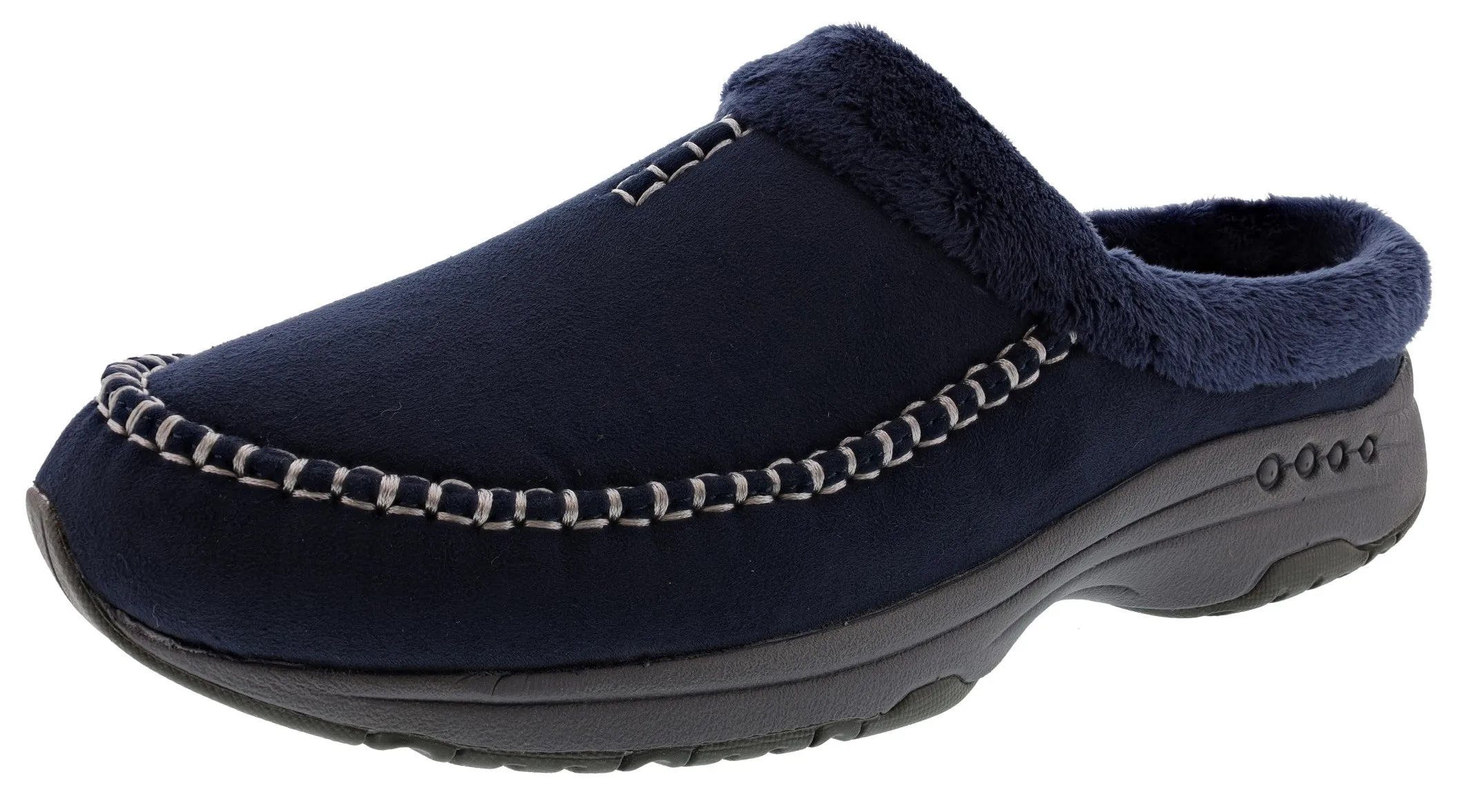 Easy Spirit Women's Travelfurr 2 Slip On Mule Clogs