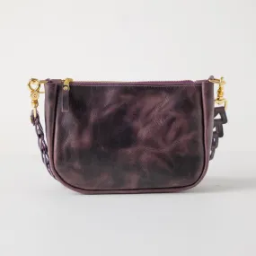 Glossy Purple Crossbody Bag Bundle