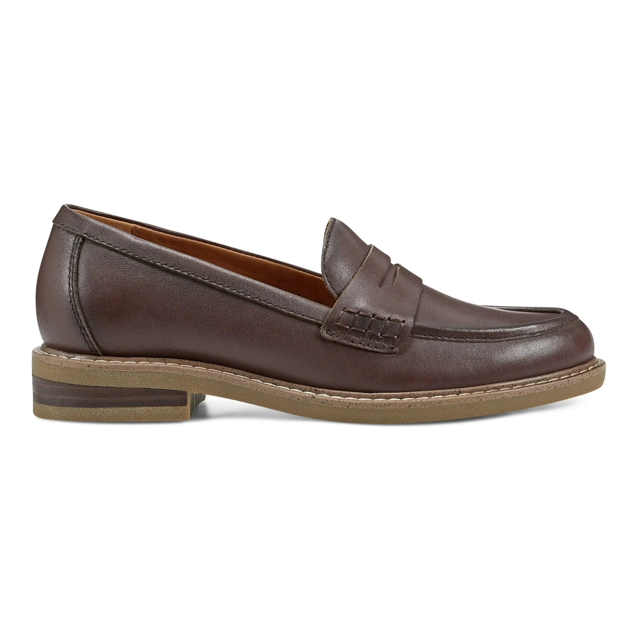 Javas Round Toe Casual Slip-on Penny Loafers