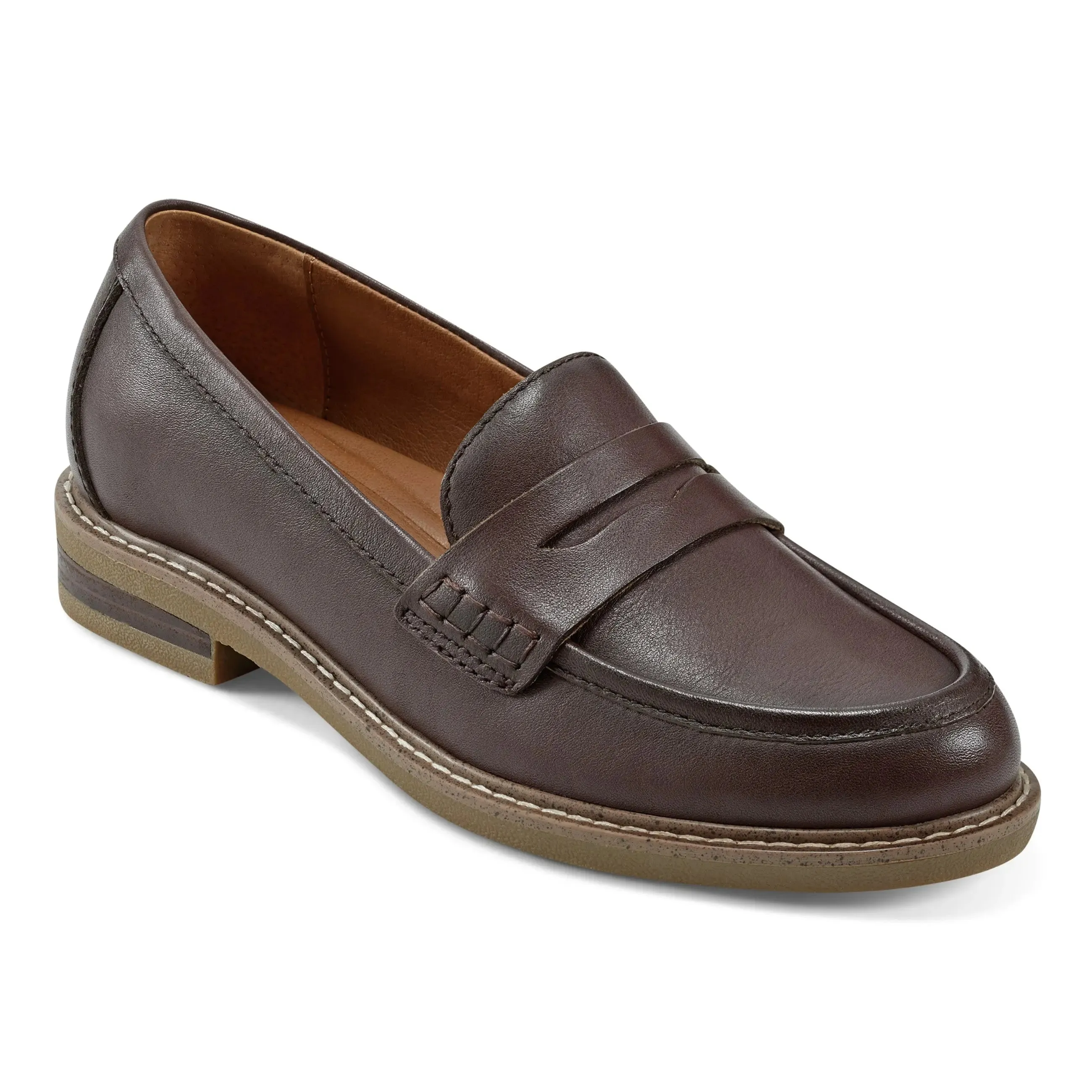 Javas Round Toe Casual Slip-on Penny Loafers