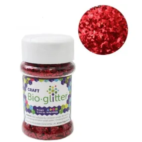 Little Brian Craft Red Bio Glitter Shaker