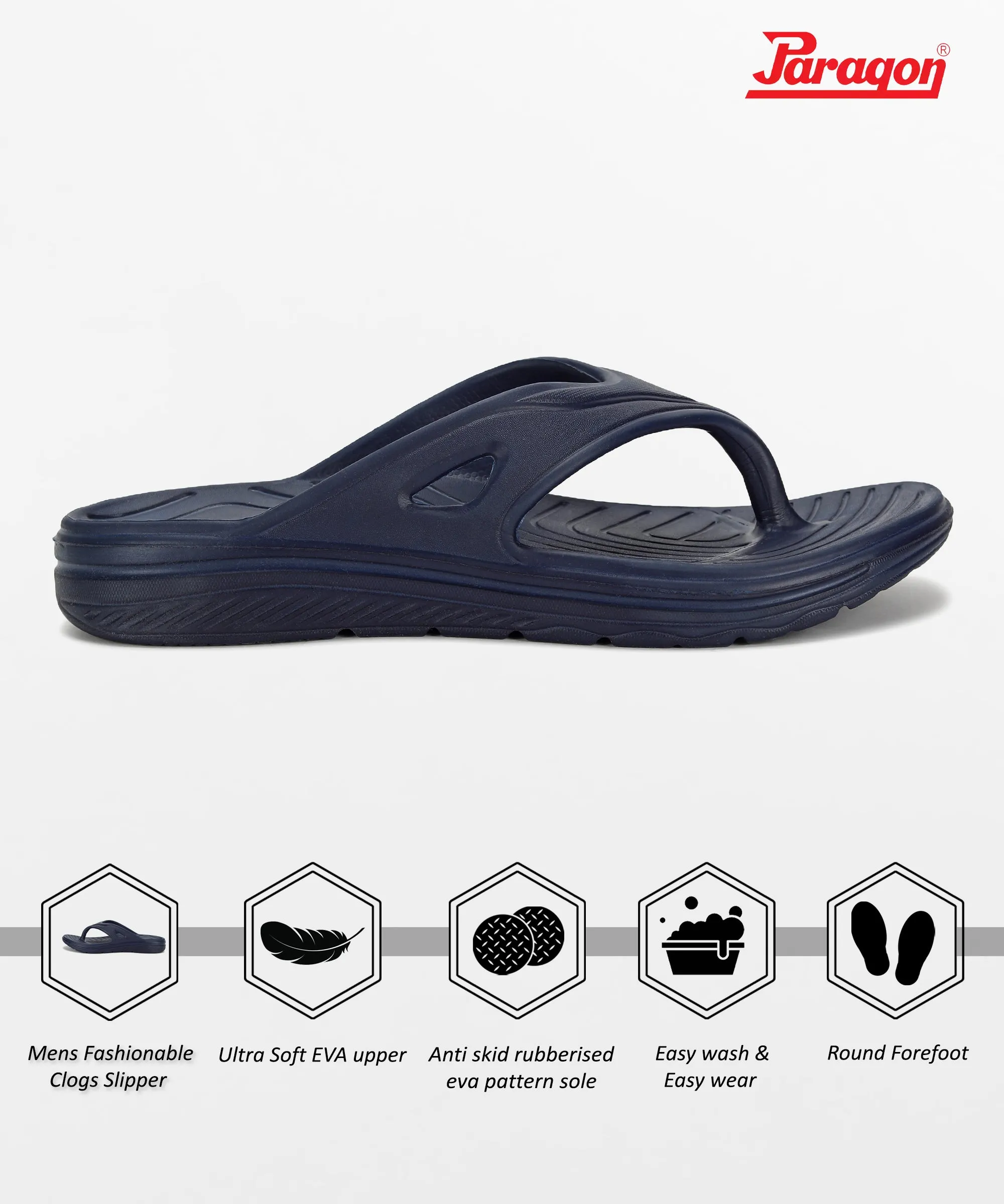 Paragon Blot Men Stylish Lightweight Flipflops | Comfortable with Anti skid soles | Casual & Trendy Slippers | Indoor & Outdoor