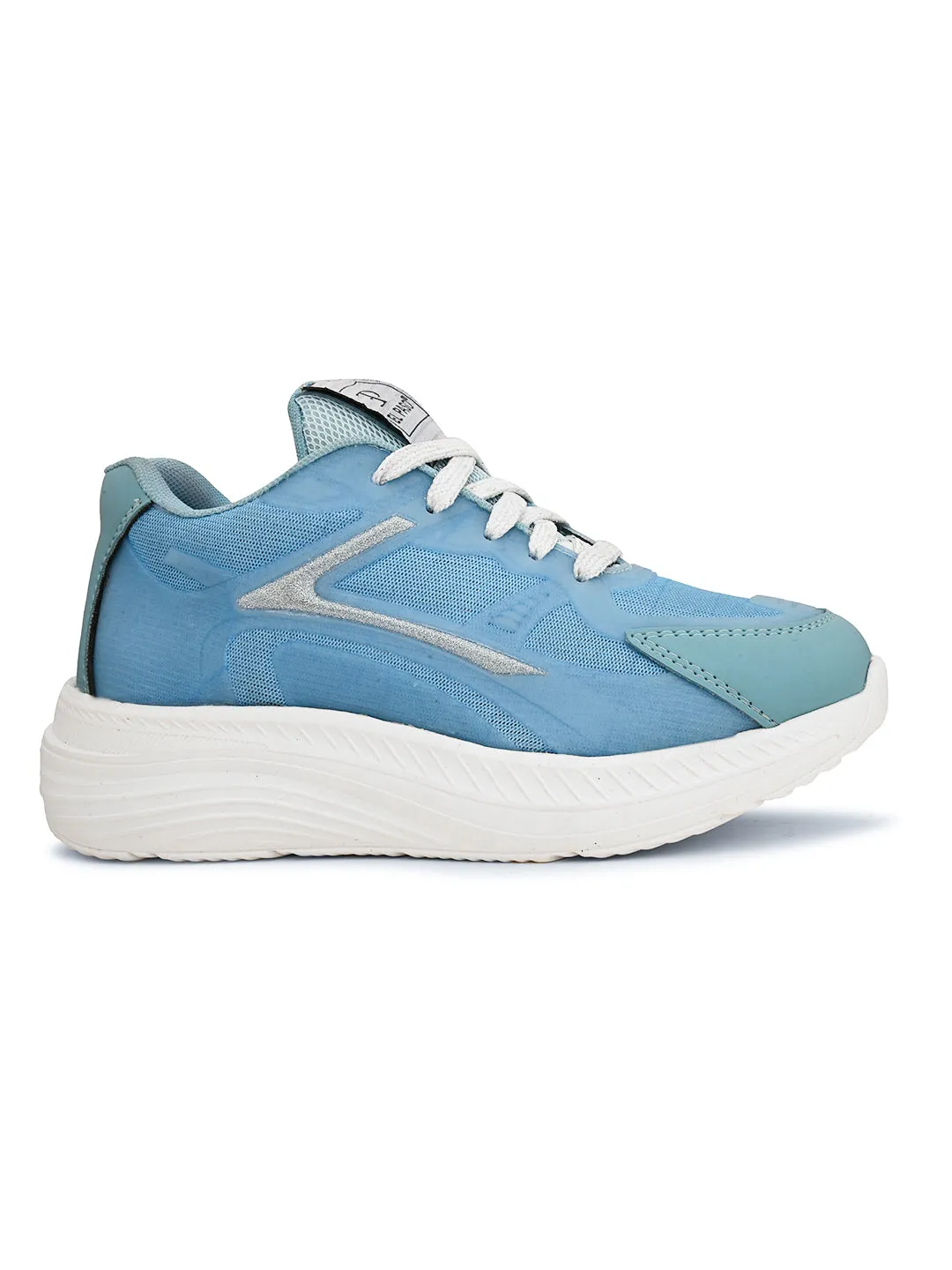 Women Solid Round Toe Lightweight Sneakers