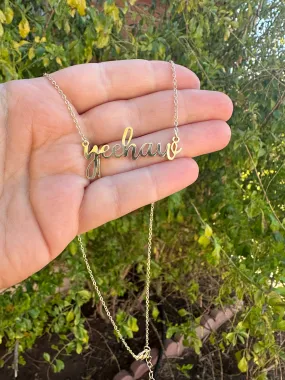 YEEHAW 14k Gold Necklace